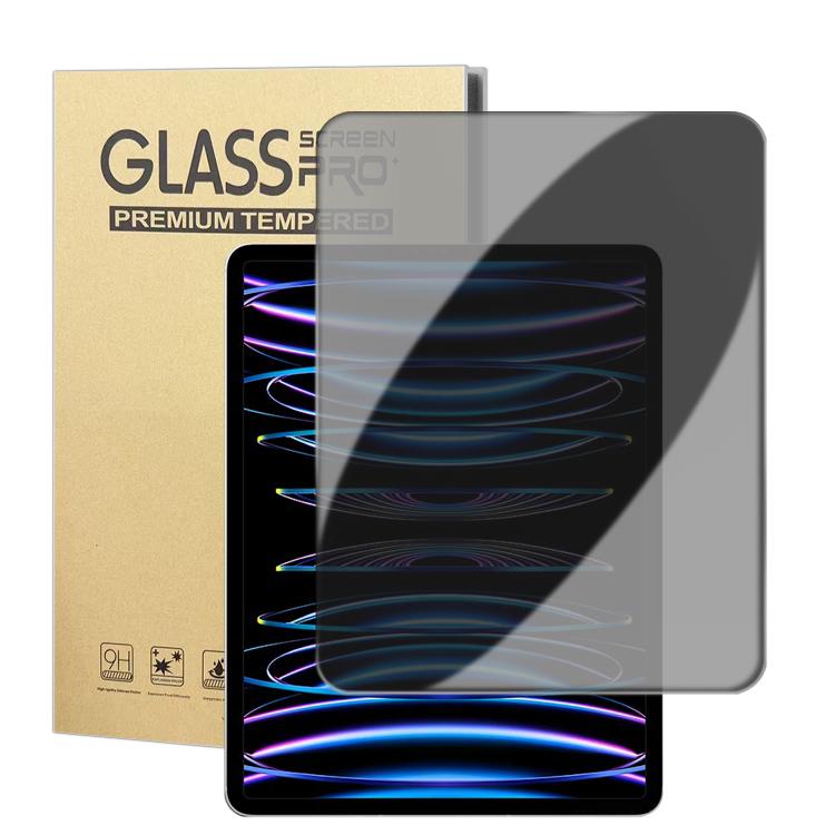 For iPad Pro 12.9 2022 / 2021 Curved Edge Anti-Fingerprint Privacy Tempered Glass Tablet Screen Film