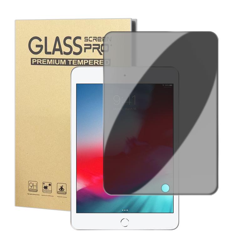 For iPad mini 5 / mini 4 Curved Edge Anti-Fingerprint Privacy Tempered Glass Tablet Screen Film