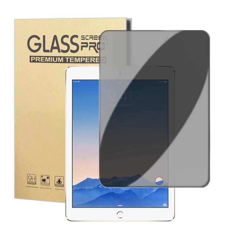 For iPad Air 2 / Air 1 Curved Edge Anti-Fingerprint Privacy Tempered Glass Tablet Screen Film