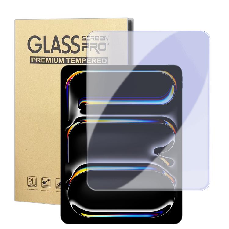 For iPad Pro 11 2025 / 2024 Anti-blue Light HD Anti-Fingerprint Tempered Glass Tablet Screen Film