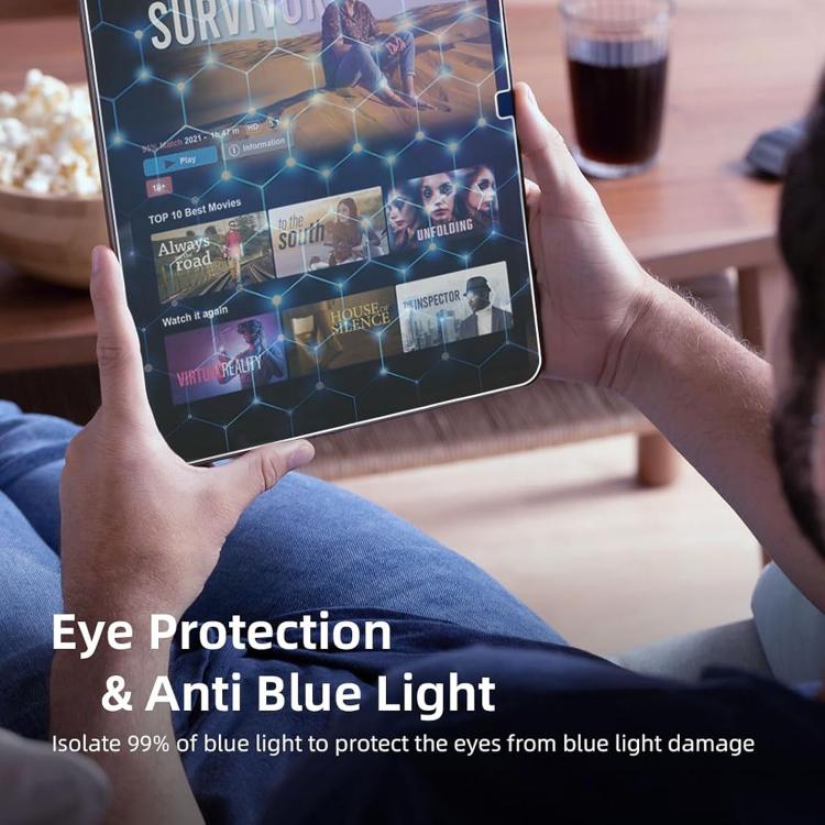 For iPad 2025 / 2022 Anti-blue Light HD Anti-Fingerprint Tempered Glass Tablet Screen Film