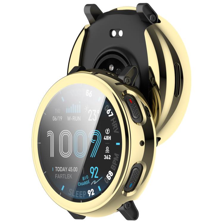 For Amazfit Active Max Full Coverage Electroplated TPU Watch Protective Case