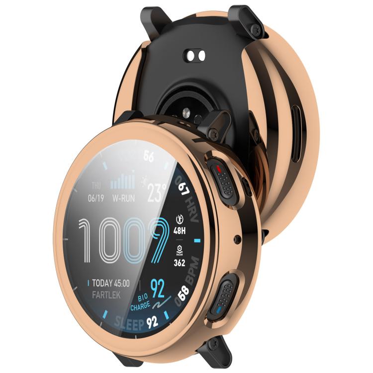 For Amazfit Active Max Full Coverage Electroplated TPU Watch Protective Case