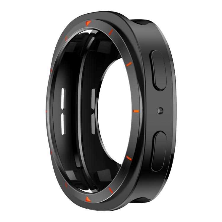 For Samsung Galaxy Watch8 40mm Metal Frame PC Back Cover Watch Protective Case