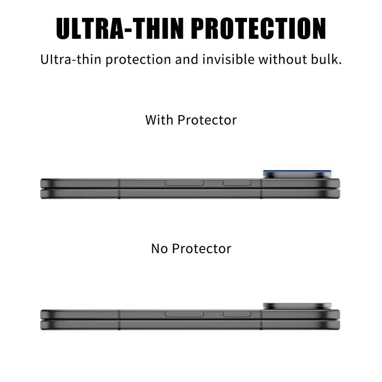 For Google Pixel 9 Pro Fold Kalebol Silk-Screened HD Anti-Fingerprint AR Integrated Camera Lens Tempered Glass Film