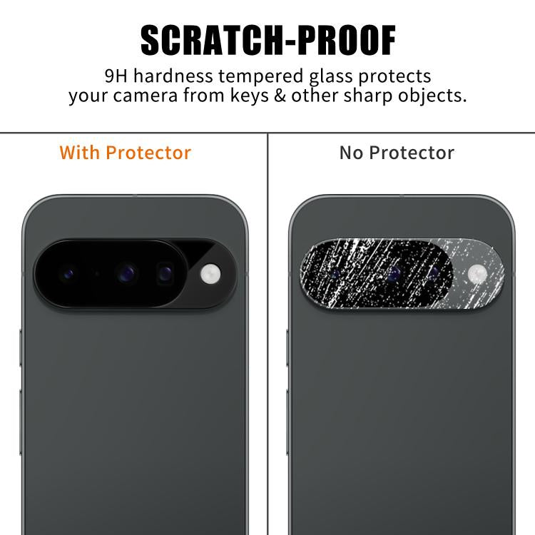 For Google Pixel 10 Kalebol Silk-Screened HD Anti-Fingerprint AR Integrated Camera Lens Tempered Glass Film