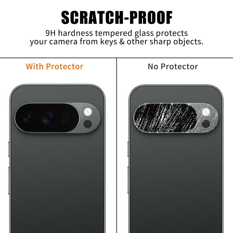 For Google Pixel 10 Pro XL Kalebol Transparent HD Anti-Fingerprint AR Integrated Camera Lens Tempered Glass Film