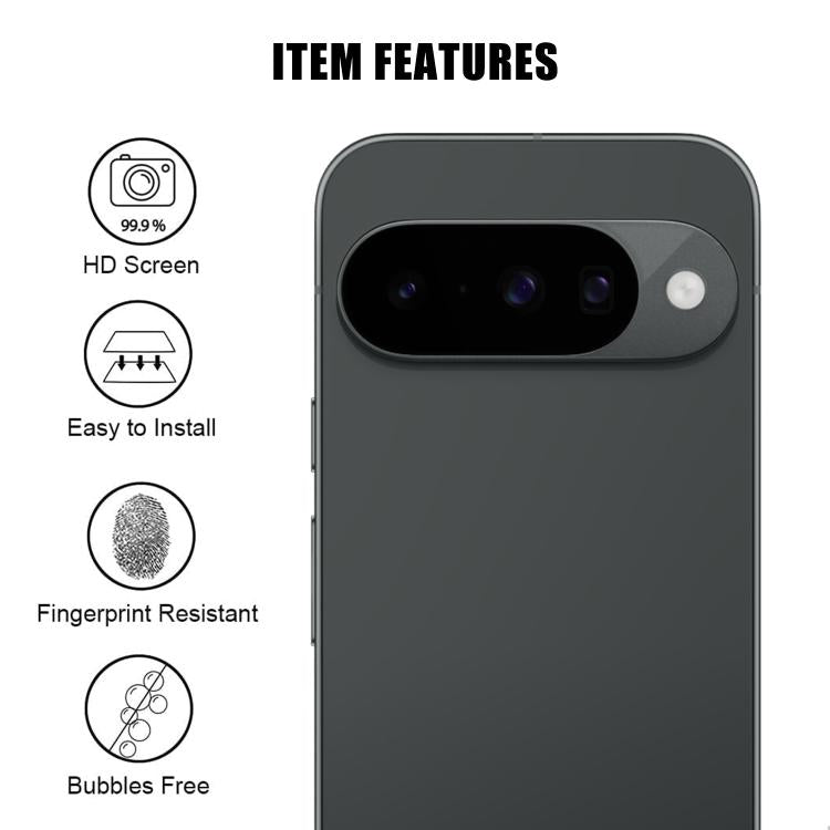 For Google Pixel 10 Kalebol Transparent HD Anti-Fingerprint AR Integrated Camera Lens Tempered Glass Film