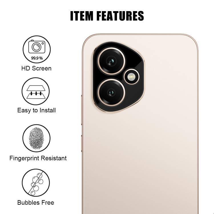 For Honor 400 Global 156.5mm Kalebol Silk-Screened HD Anti-Fingerprint AR Integrated Camera Lens Tempered Glass Film