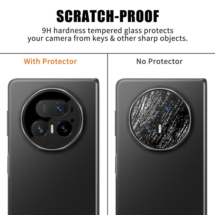 For Honor Magic V5 Kalebol Silk-Screened HD Anti-Fingerprint AR Integrated Camera Lens Tempered Glass Film