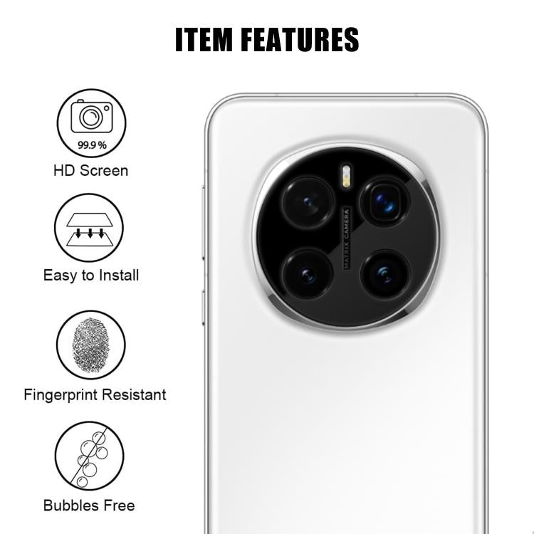 For Honor Magic7 Pro Kalebol Silk-Screened HD Anti-Fingerprint AR Integrated Camera Lens Tempered Glass Film