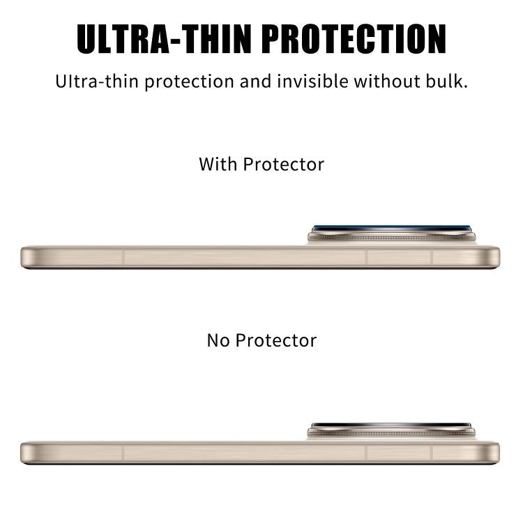 For Honor Magic8 Pro Kalebol Silk-Screened HD Anti-Fingerprint AR Integrated Camera Lens Tempered Glass Film