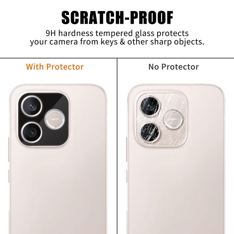 For Honor 600 Lite Global  Kalebol Silk-Screened HD Anti-Fingerprint AR Integrated Camera Lens Tempered Glass Film