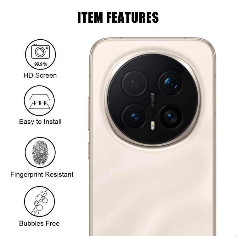 For Honor Magic8 Pro Kalebol Transparent HD Anti-Fingerprint AR Integrated Camera Lens Tempered Glass Film