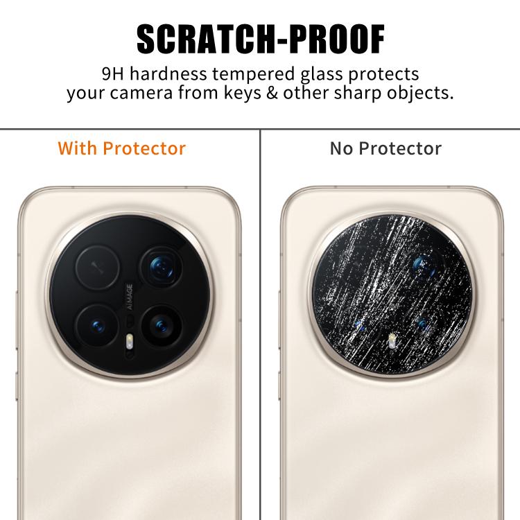 For Honor Magic8 Pro Kalebol Transparent HD Anti-Fingerprint AR Integrated Camera Lens Tempered Glass Film