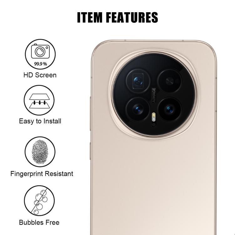 For Honor Magic8 Kalebol Transparent HD Anti-Fingerprint AR Integrated Camera Lens Tempered Glass Film