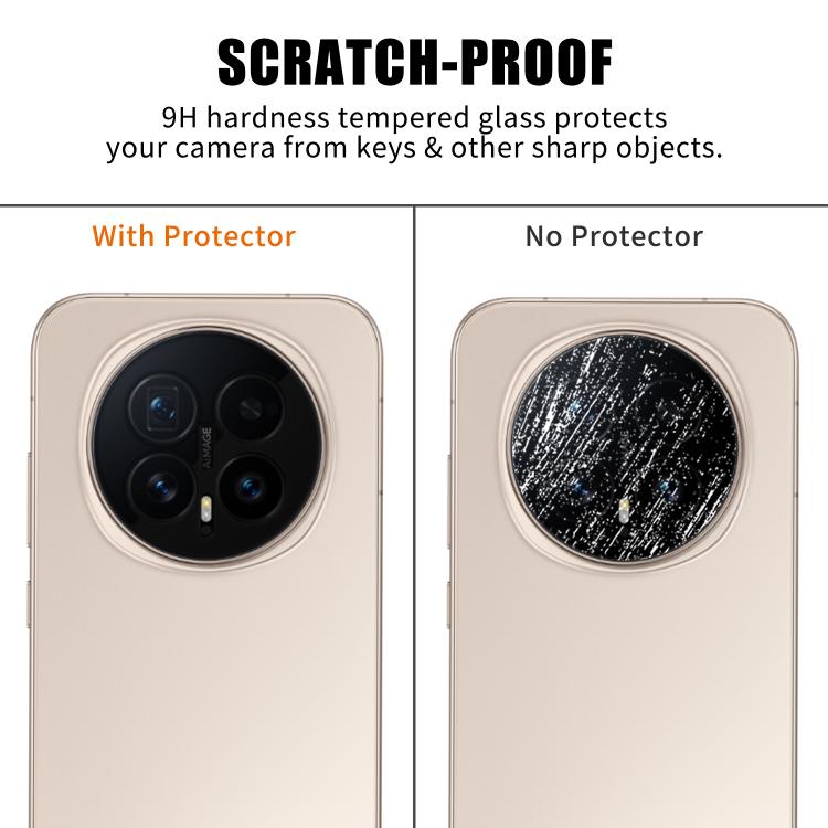For Honor Magic8 Kalebol Transparent HD Anti-Fingerprint AR Integrated Camera Lens Tempered Glass Film