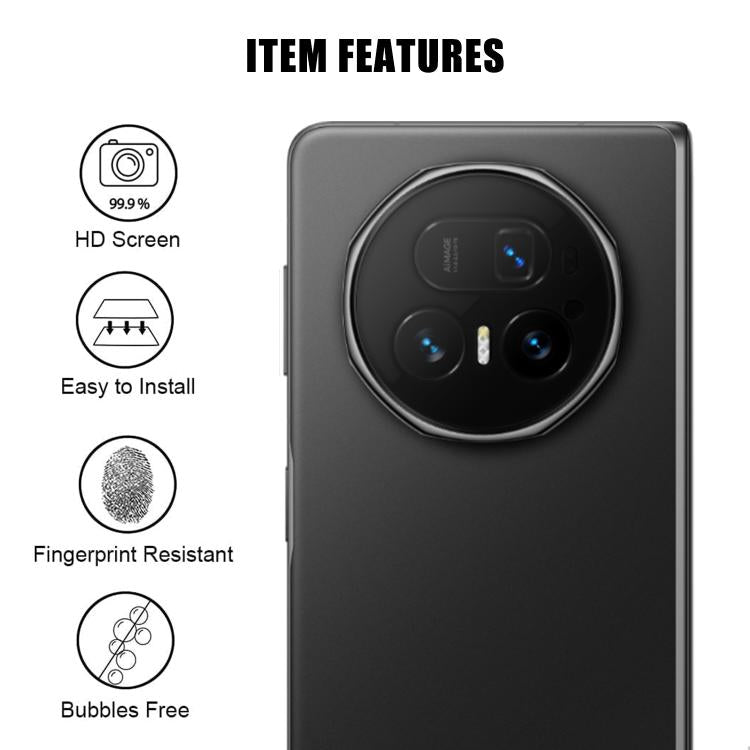 For Honor Magic V5 Kalebol Transparent HD Anti-Fingerprint AR Integrated Camera Lens Tempered Glass Film