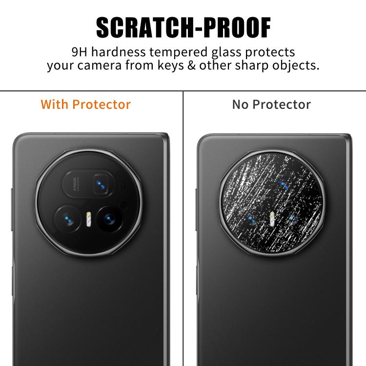For Honor Magic V5 Kalebol Transparent HD Anti-Fingerprint AR Integrated Camera Lens Tempered Glass Film