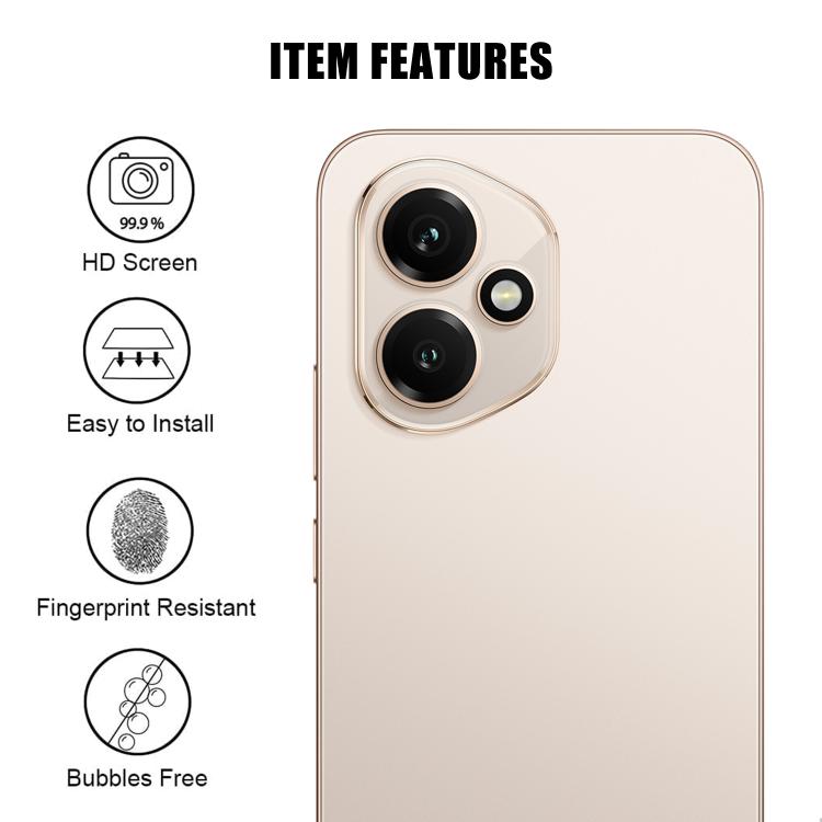 For Honor 400 Global 156.5mm Kalebol Transparent HD Anti-Fingerprint AR Integrated Camera Lens Tempered Glass Film