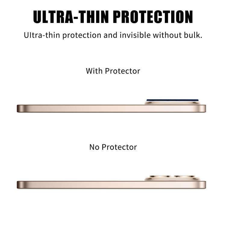 For Honor 400 Global 156.5mm Kalebol Transparent HD Anti-Fingerprint AR Integrated Camera Lens Tempered Glass Film