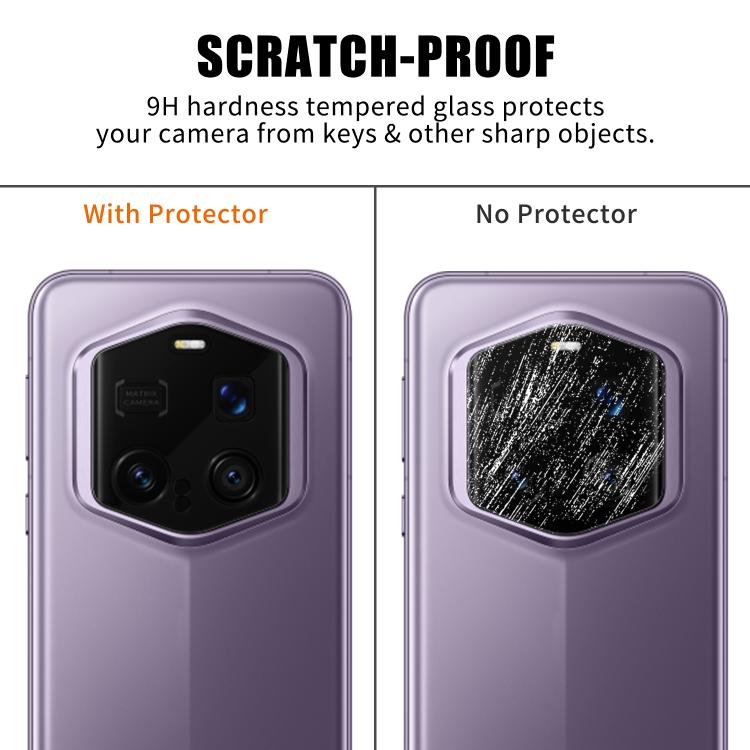 For Honor Magic7 RSR Porsche Design Kalebol Transparent HD Anti-Fingerprint AR Integrated Camera Lens Tempered Glass Film