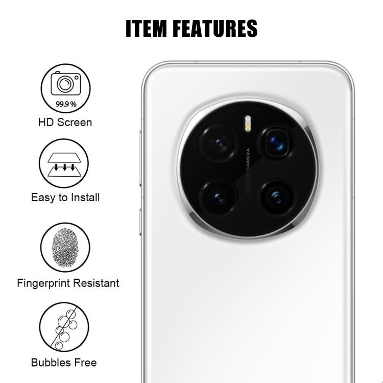 For Honor Magic7 Pro Kalebol Transparent HD Anti-Fingerprint AR Integrated Camera Lens Tempered Glass Film