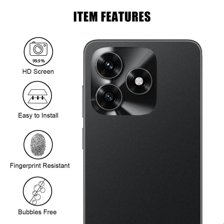 For Honor X5c / X5c Plus Kalebol Transparent HD Anti-Fingerprint AR Integrated Camera Lens Tempered Glass Film