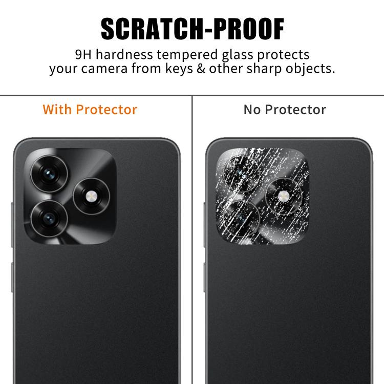 For Honor X5c / X5c Plus Kalebol Transparent HD Anti-Fingerprint AR Integrated Camera Lens Tempered Glass Film