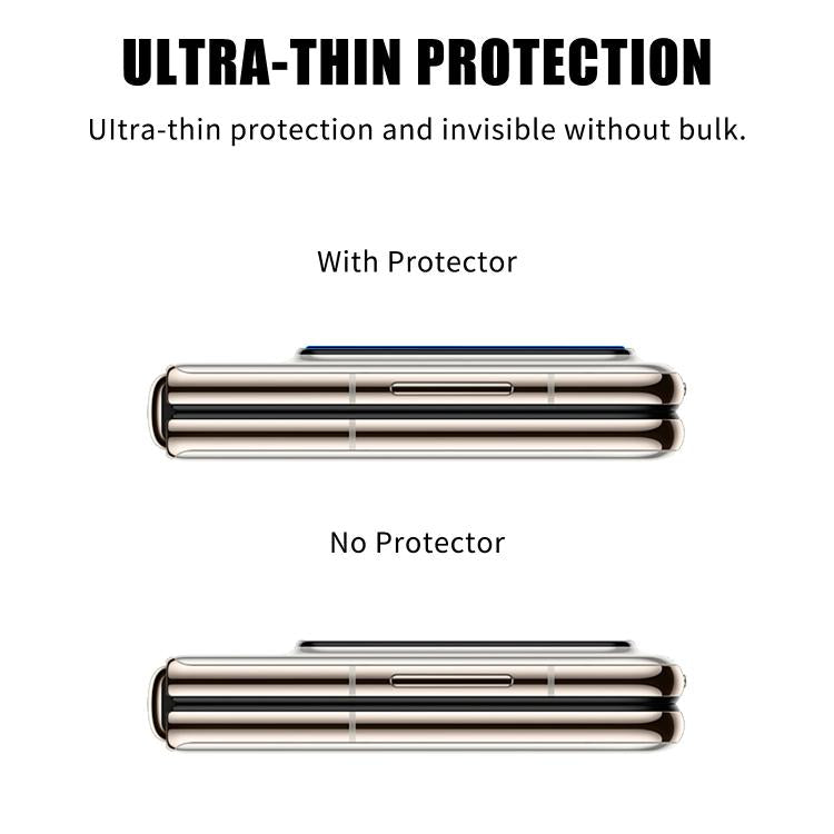 For Huawei Pura X Kalebol Silk-Screened HD Anti-Fingerprint AR Integrated Camera Lens Tempered Glass Film