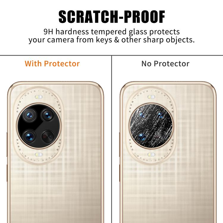 For Huawei nova 14 Ultra Kalebol Silk-Screened HD Anti-Fingerprint AR Integrated Camera Lens Tempered Glass Film