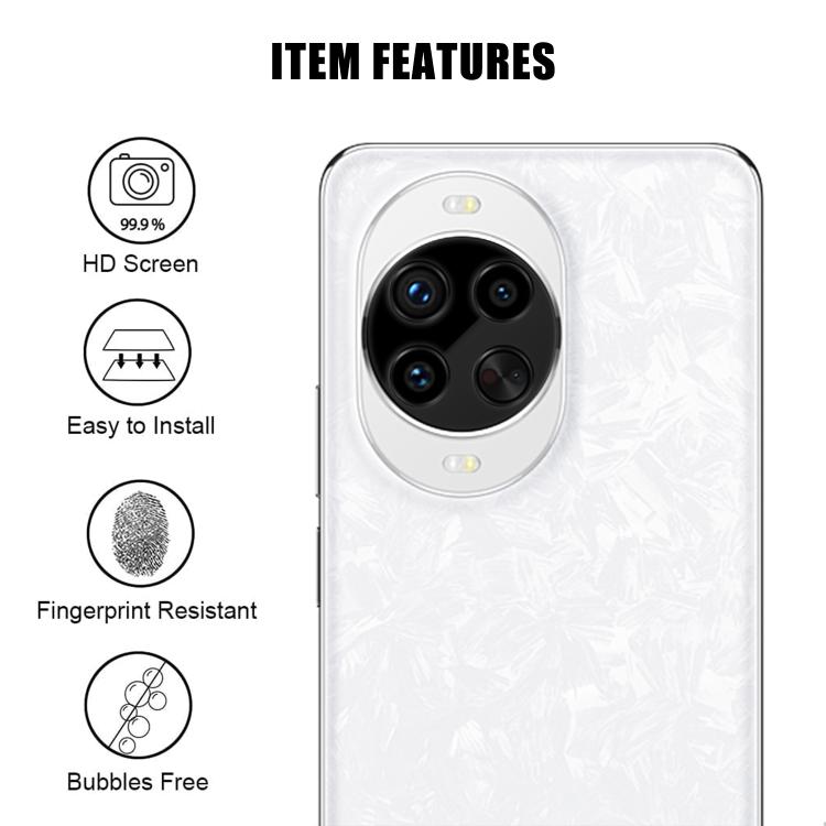 For Huawei nova 14 Pro Kalebol Silk-Screened HD Anti-Fingerprint AR Integrated Camera Lens Tempered Glass Film