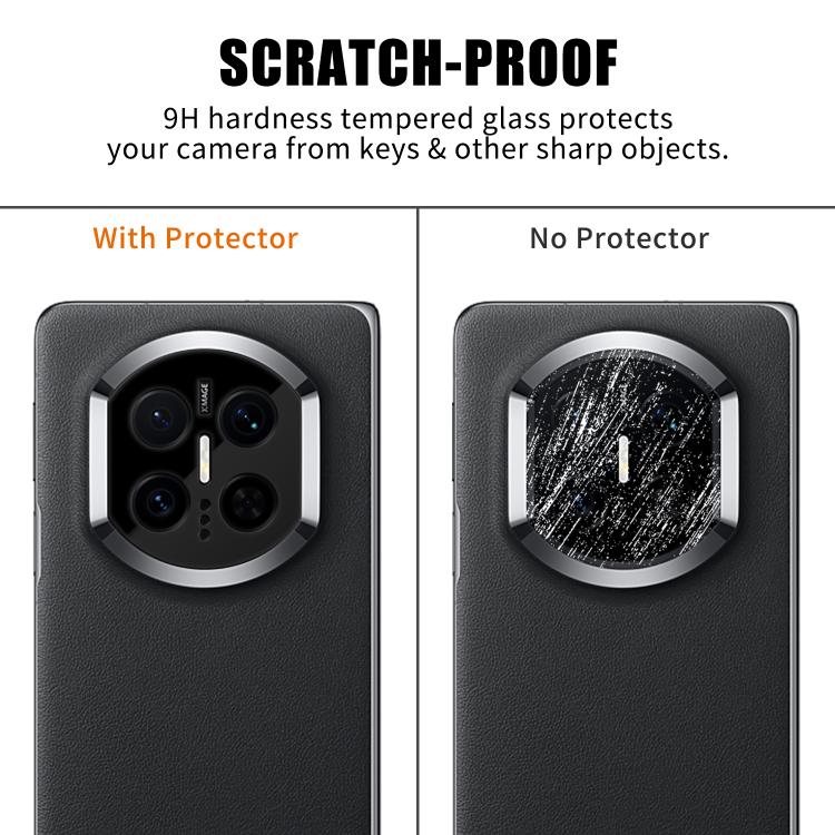 For Huawei Mate X7 Kalebol Silk-Screened HD Anti-Fingerprint AR Integrated Camera Lens Tempered Glass Film