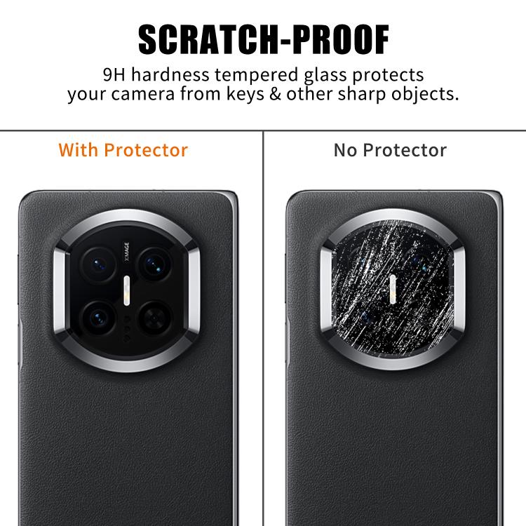 For Huawei Mate X7 Kalebol Transparent HD Anti-Fingerprint AR Integrated Camera Lens Tempered Glass Film