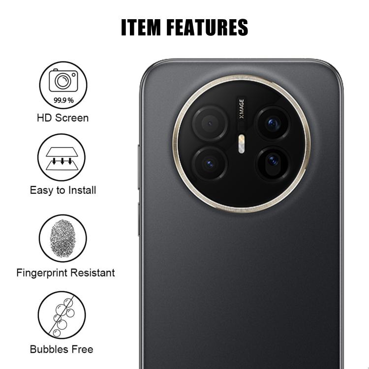 For Huawei Mate 70 Air Kalebol Transparent HD Anti-Fingerprint AR Integrated Camera Lens Tempered Glass Film