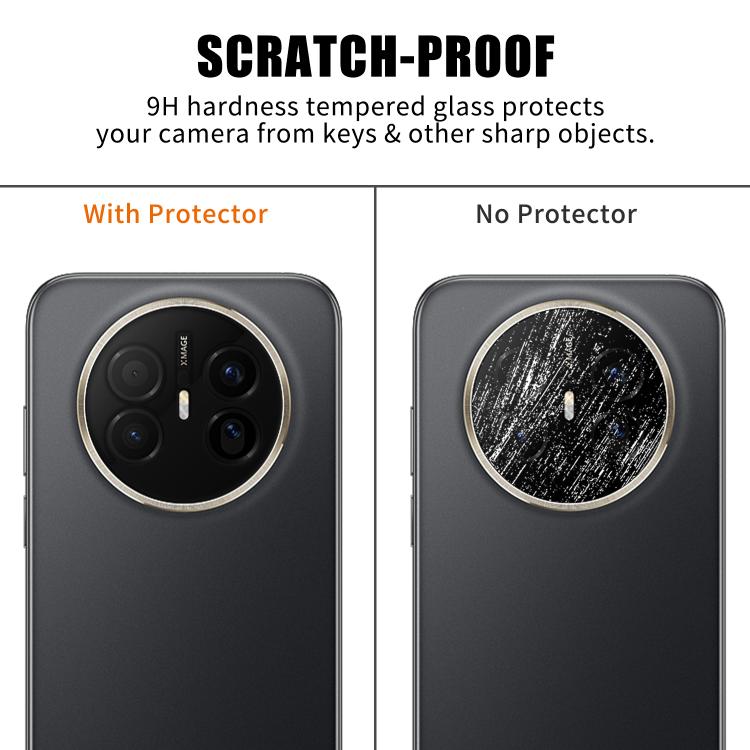 For Huawei Mate 70 Air Kalebol Transparent HD Anti-Fingerprint AR Integrated Camera Lens Tempered Glass Film