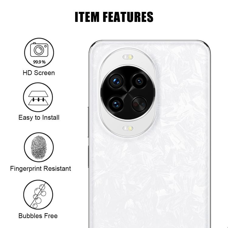 For Huawei nova 14 Pro Kalebol Transparent HD Anti-Fingerprint AR Integrated Camera Lens Tempered Glass Film