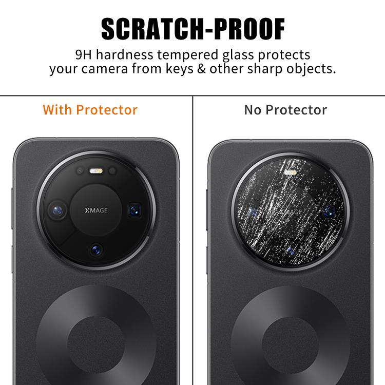 For Huawei Mate 80 / Mate 80 Pro Kalebol Transparent HD Anti-Fingerprint AR Integrated Camera Lens Tempered Glass Film