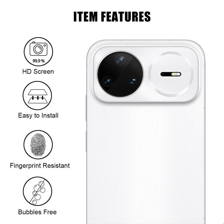 For Huawei nova 15 Pro Kalebol Transparent HD Anti-Fingerprint AR Integrated Camera Lens Tempered Glass Film