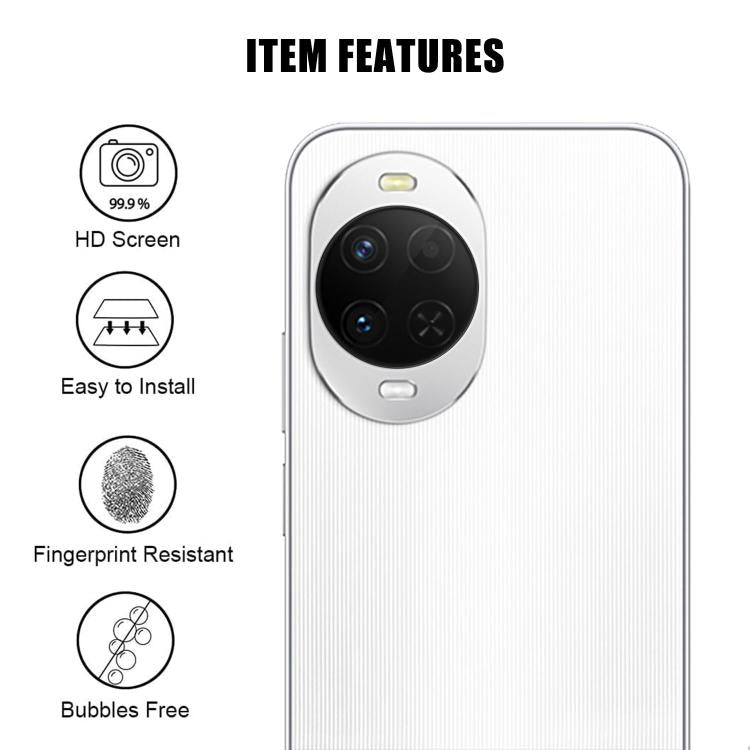 For Huawei nova 15 Kalebol Transparent HD Anti-Fingerprint AR Integrated Camera Lens Tempered Glass Film