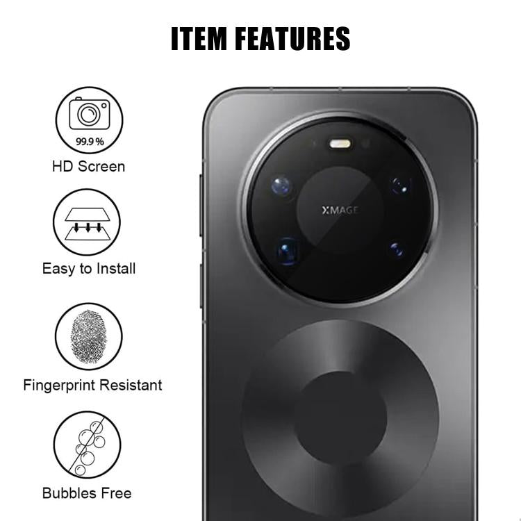 For Huawei Mate 80 Pro Max Kalebol Transparent HD Anti-Fingerprint AR Integrated Camera Lens Tempered Glass Film