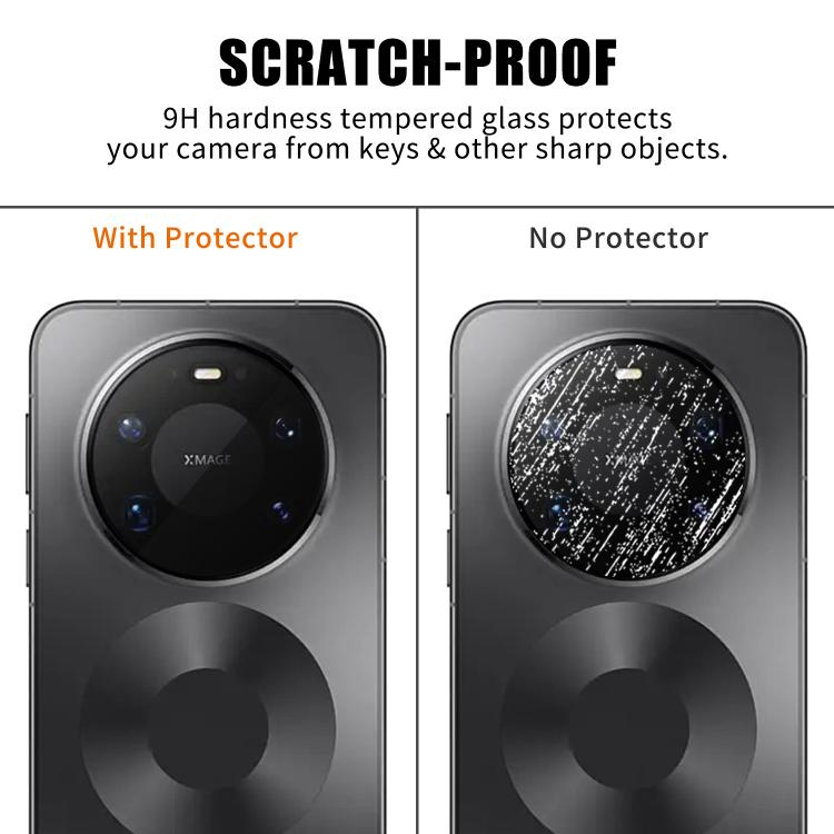 For Huawei Mate 80 Pro Max Kalebol Transparent HD Anti-Fingerprint AR Integrated Camera Lens Tempered Glass Film