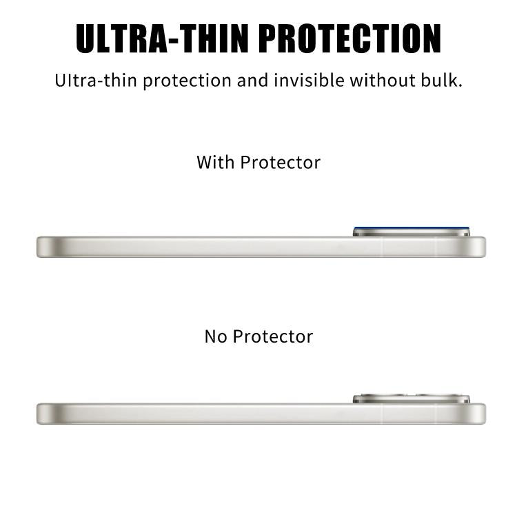 For vivo S50 5G Kalebol Silk-Screened HD Anti-Fingerprint AR Integrated Camera Lens Tempered Glass Film