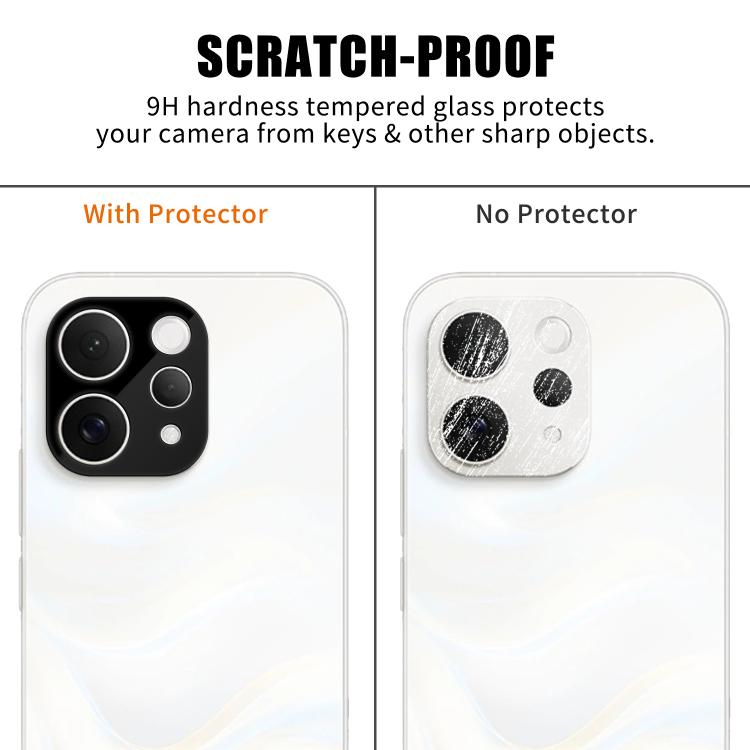 For vivo S50 5G Kalebol Silk-Screened HD Anti-Fingerprint AR Integrated Camera Lens Tempered Glass Film