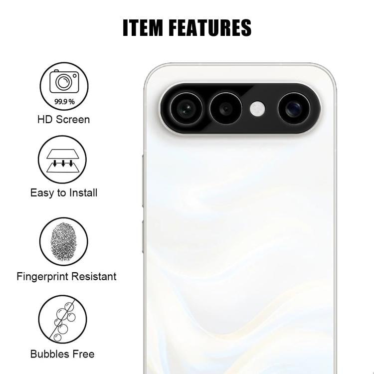 For vivo S50 Pro Mini 5G Kalebol Silk-Screened HD Anti-Fingerprint AR Integrated Camera Lens Tempered Glass Film