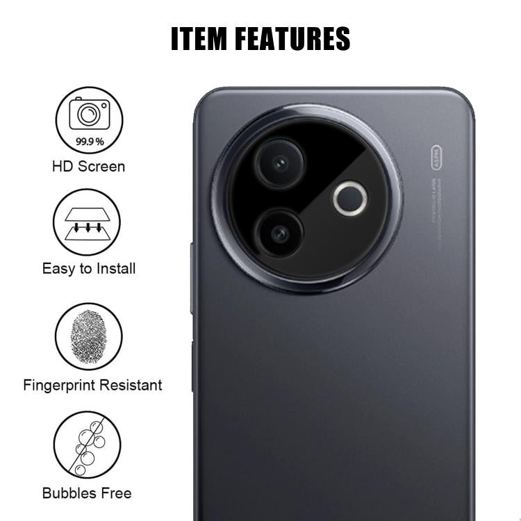 For vivo Y39  5G Kalebol Silk-Screened HD Anti-Fingerprint AR Integrated Camera Lens Tempered Glass Film