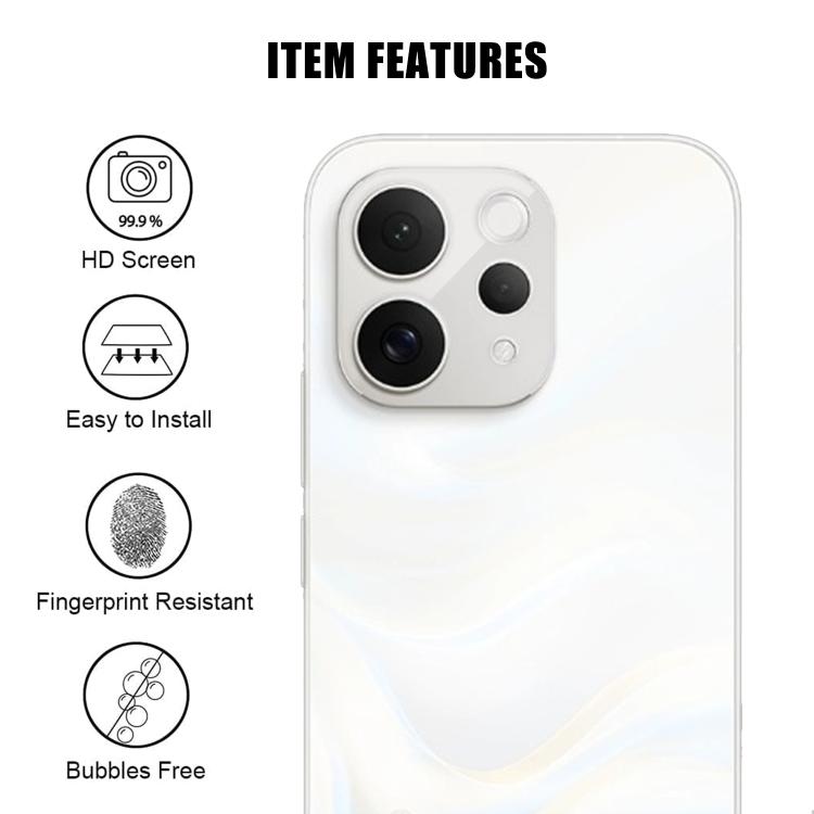 For vivo S50 5G Kalebol Transparent HD Anti-Fingerprint AR Integrated Camera Lens Tempered Glass Film