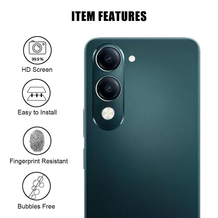 For vivo Y19 Kalebol Transparent HD Anti-Fingerprint AR Integrated Camera Lens Tempered Glass Film
