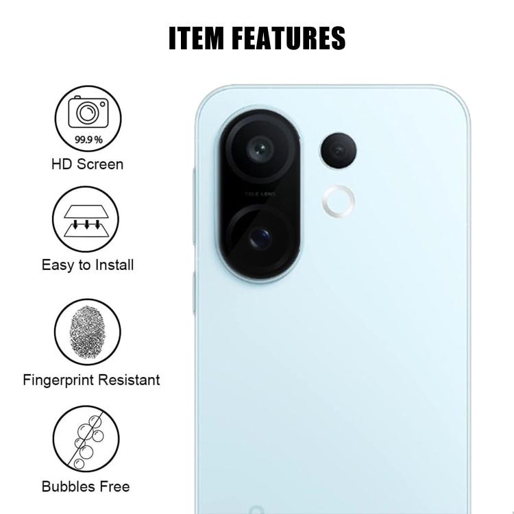 For vivo S30 Pro mini Kalebol Transparent HD Anti-Fingerprint AR Integrated Camera Lens Tempered Glass Film