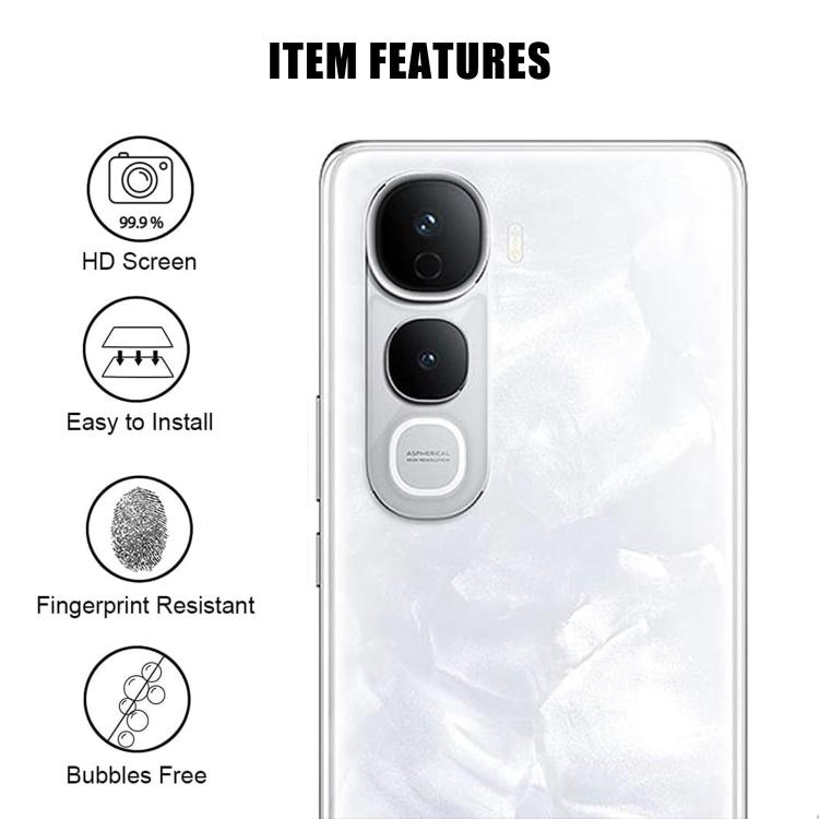For vivo Y400 Kalebol Transparent HD Anti-Fingerprint AR Integrated Camera Lens Tempered Glass Film